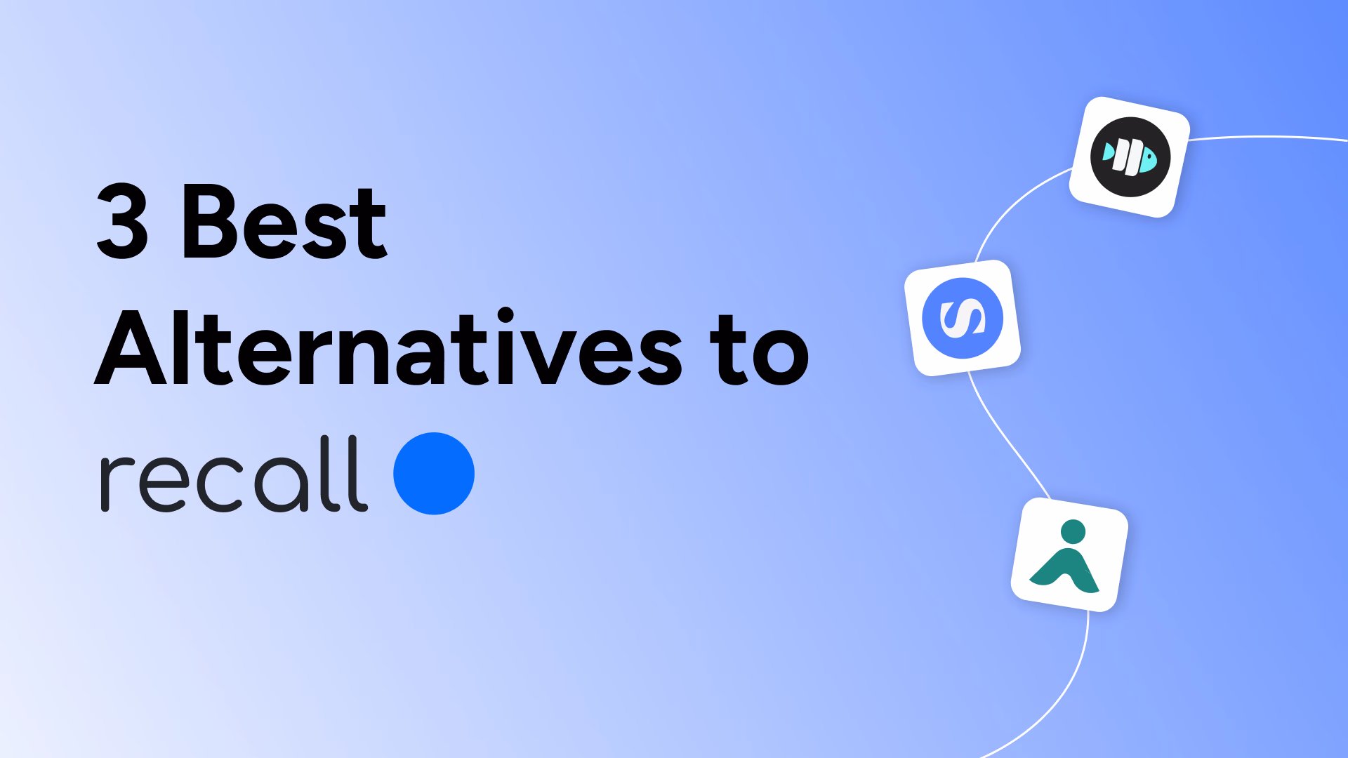 3 Best Alternatives to Recall.ai in 2025